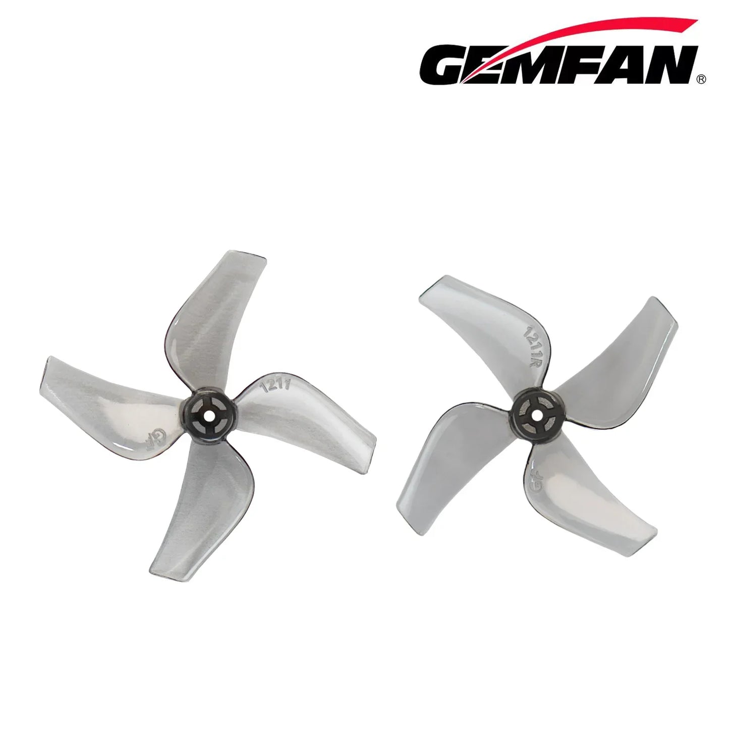 Gemfan 1211 Lightweight 31mm Quadcopter Props - 4-Blade Design for 0702 Mini Drone Motors - 16PC Pack
