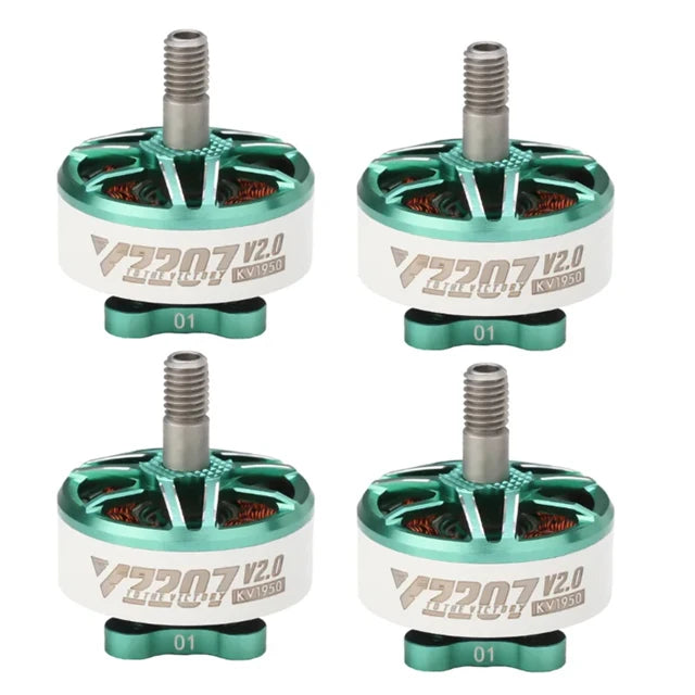 4pcs T-motor Velox V2.0 V2207 V2306 1750kv/1950kv/2550kv V2306 1950kv/2400kv 5~6s 4-6s 3-4s Motor For Fpv Racing Drone