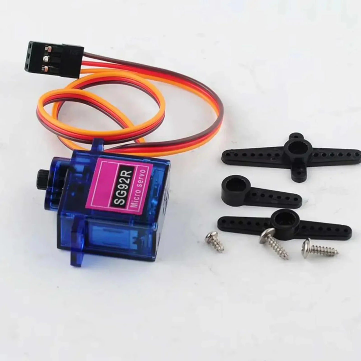 10pcs/lot SG92R Micro Servo 9g 4.8V-6V 180/270 Degree Angle Control 360° Continous Rotation for Drones RC Cars Mini Servos