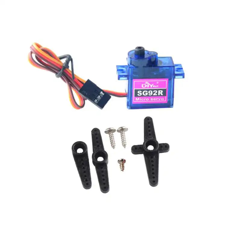 10pcs/lot SG92R Micro Servo 9g 4.8V-6V 180/270 Degree Angle Control 360° Continous Rotation for Drones RC Cars Mini Servos