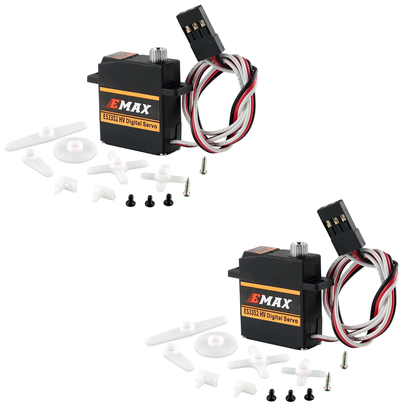 1/2/4 PCS EMAX ES3352 HV All-Purpose High Voltage 12G Metal Gear Digital Standard Servo For RC Robot Car Airplane Drone Model  ﻿