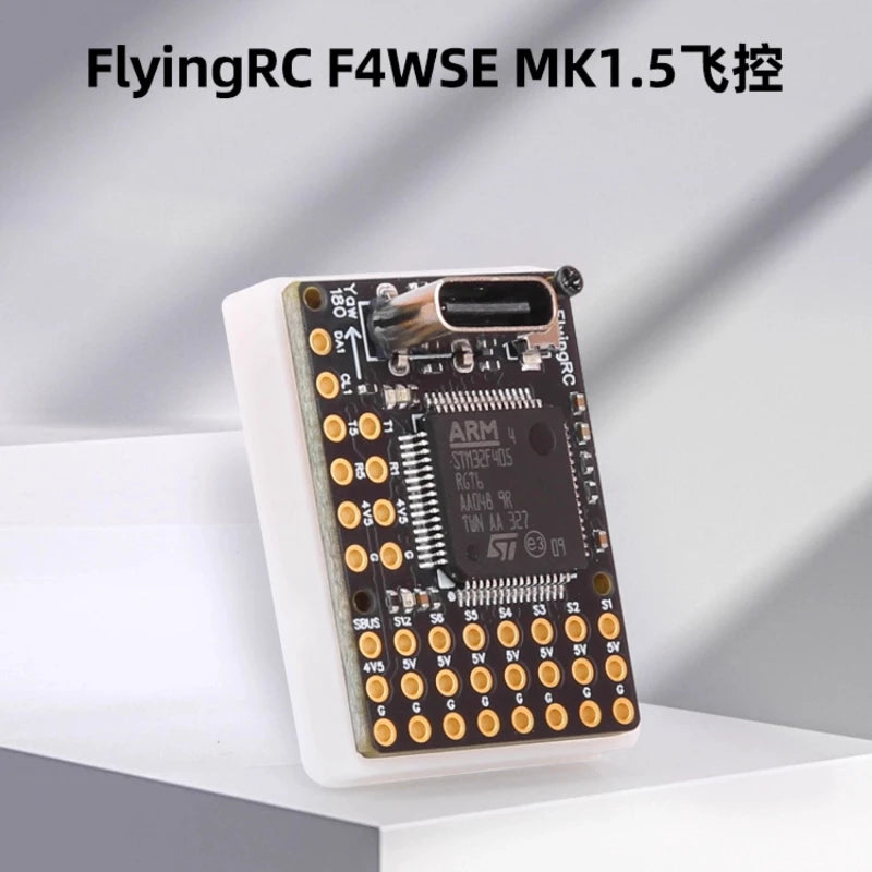 FlyingRC F4Wing Mini MK1 Fixed Wing Flight Controller F405 FC Support AP/INAV/BF Firmware 1-6S Lipo for FPV RC Fixed Wing Plane