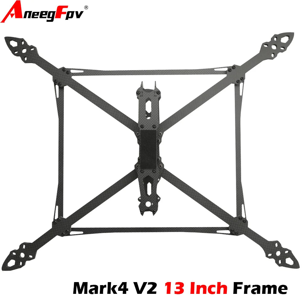 Mark4 V2 13 Inch Carbon Fiber FPV Frame Fpv Crossing Drone FrameEndurance Heavy Load Drone Frame