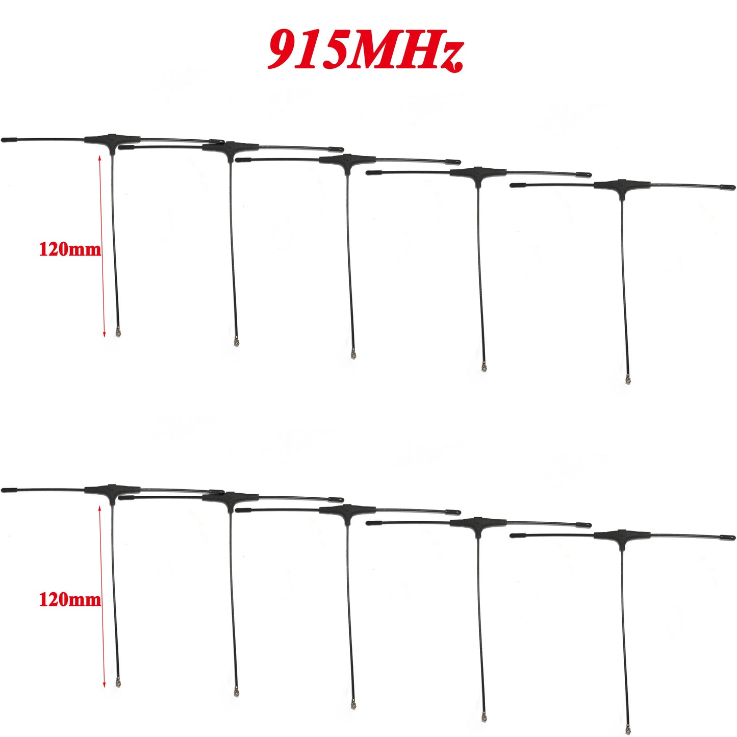 1/5/10/20PCS 78/120/220mm 915MHz 2.4GHz T-type Antenna IPEX 1 for FPV Drone TBS CROSSFIRE FRSKY R9mm R9MX ELRS Nano EP1 Receiver