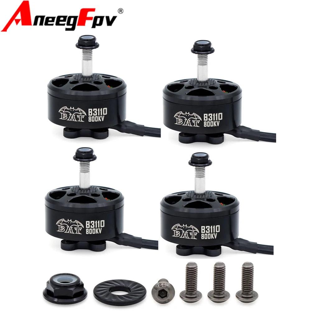 4pcs Surpass Hobby Bat 6-8S B3110 1580KV 1280KV 800KV Brushless Motor for FPV RC Multirotor X-Class FPV Cinelifter X8Pro