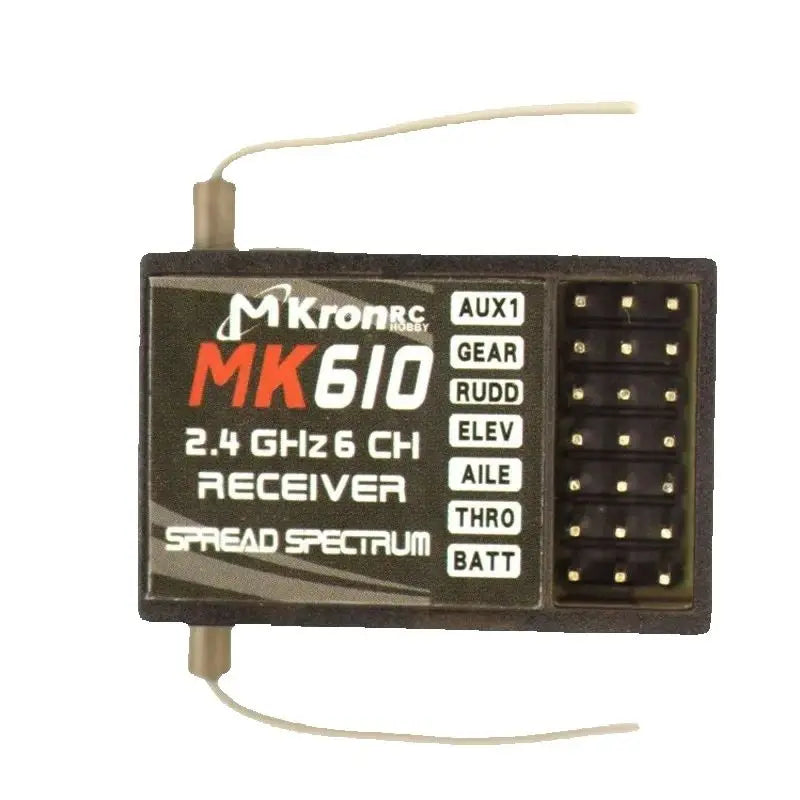 DSM2 MK610 AR6100 2.4G 6CH RC Receiver Fit Spektrum DX6i DX7 DX8  JR X6R X8R Walkera DEVO7 10 Transmitter of RC Drone