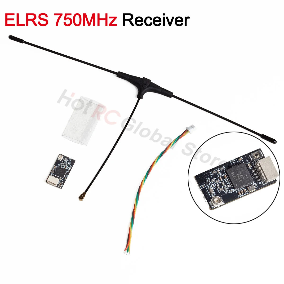NEEBRC ELRS 2.4G/915Mhz/360Mhz/433MHz/530MHz/750Mhz RX Long Range ExpressLRS Receiver for FPV Long Range Drone Quadcopter DIY