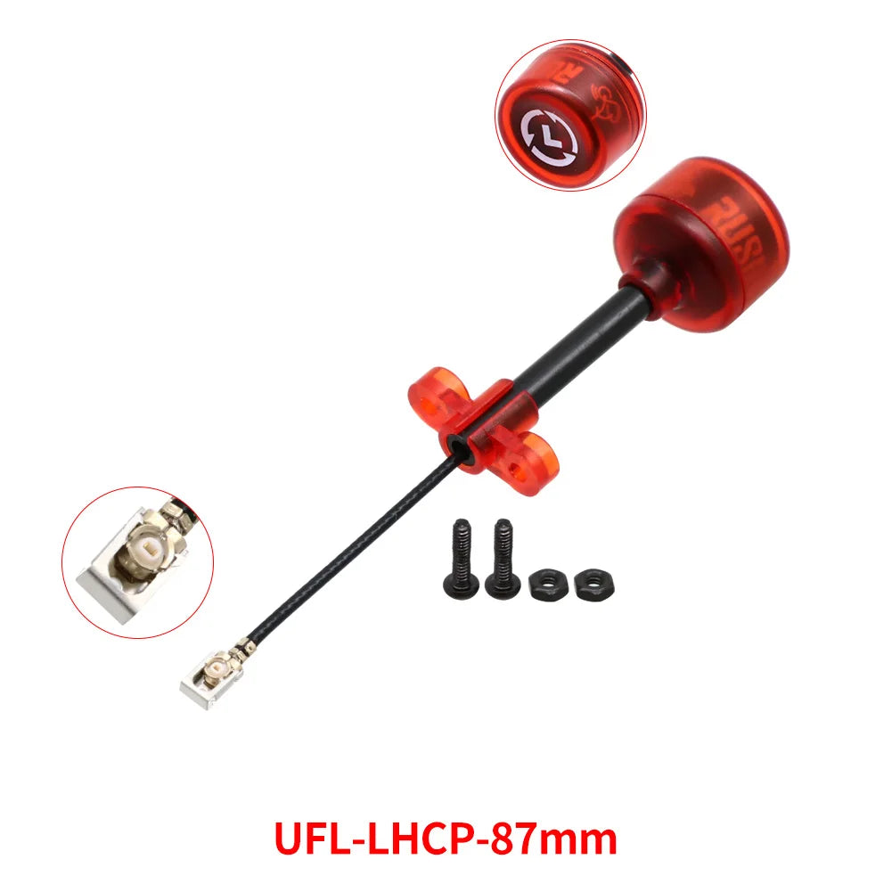 Rush Cherry FPV 5.8G Antenna LHCP RHCP SMA long range Racing Antenna Connector Adapter For FPV Quadcopter Racing Drone