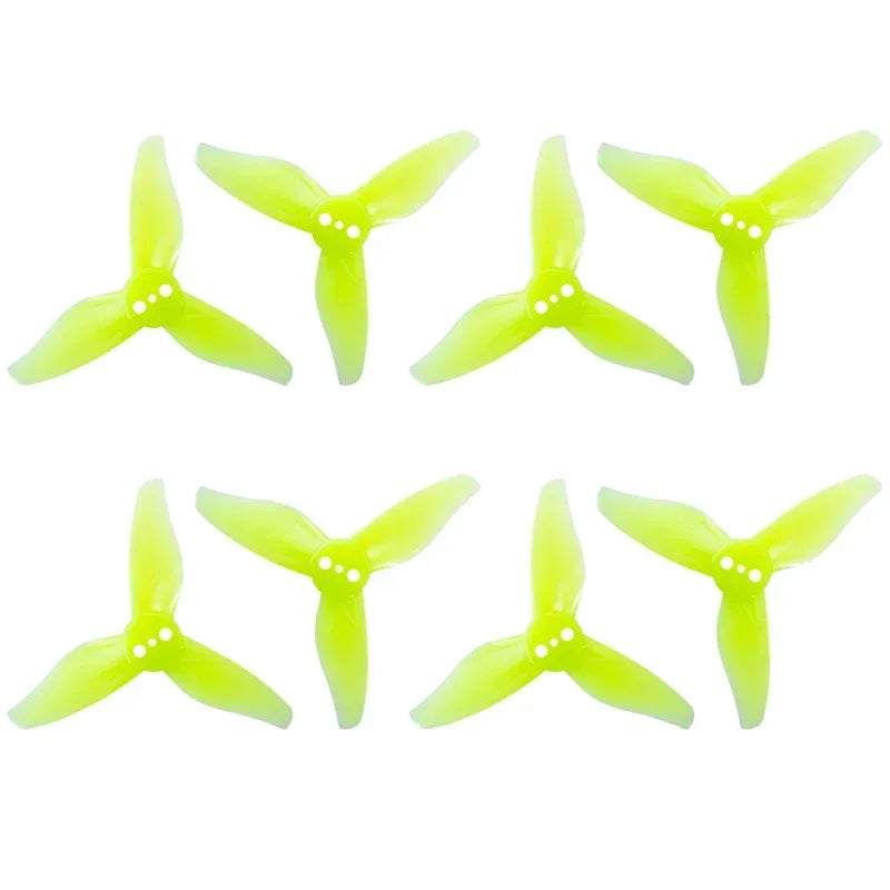 8pcs GEMFAN 2023 2x2.3x3 2 inch 3-Blade Propeller 3 holes 1.5mm Center Hole Diameter for RC FPV Racing Freestyle Drones DIY