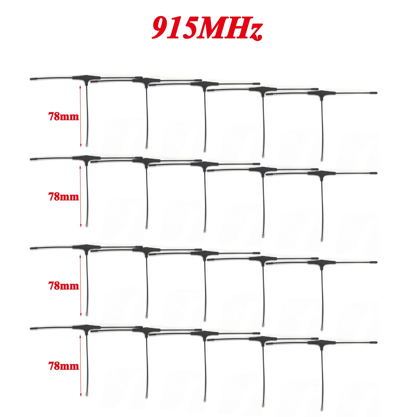 1/5/10/20PCS 78/120/220mm 915MHz 2.4GHz T-type Antenna IPEX 1 for FPV Drone TBS CROSSFIRE FRSKY R9mm R9MX ELRS Nano EP1 Receiver