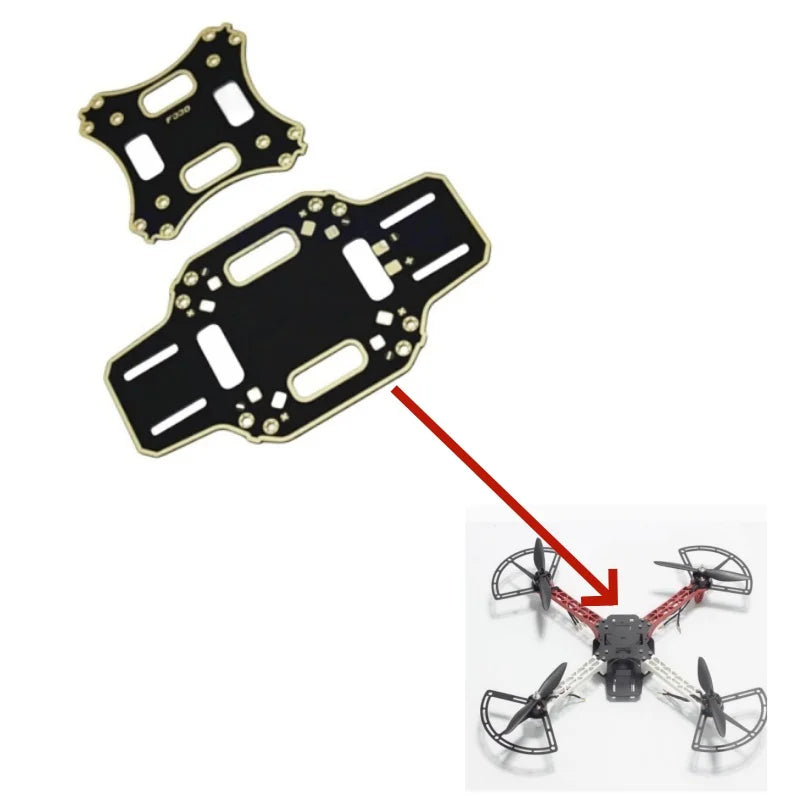 Carbon Fiber F330 Drone Frame Kit 330mm Multi-rotor Quadcopter Airframe for DIY FPV Drone Build Top Bottom Plates RC Parts
