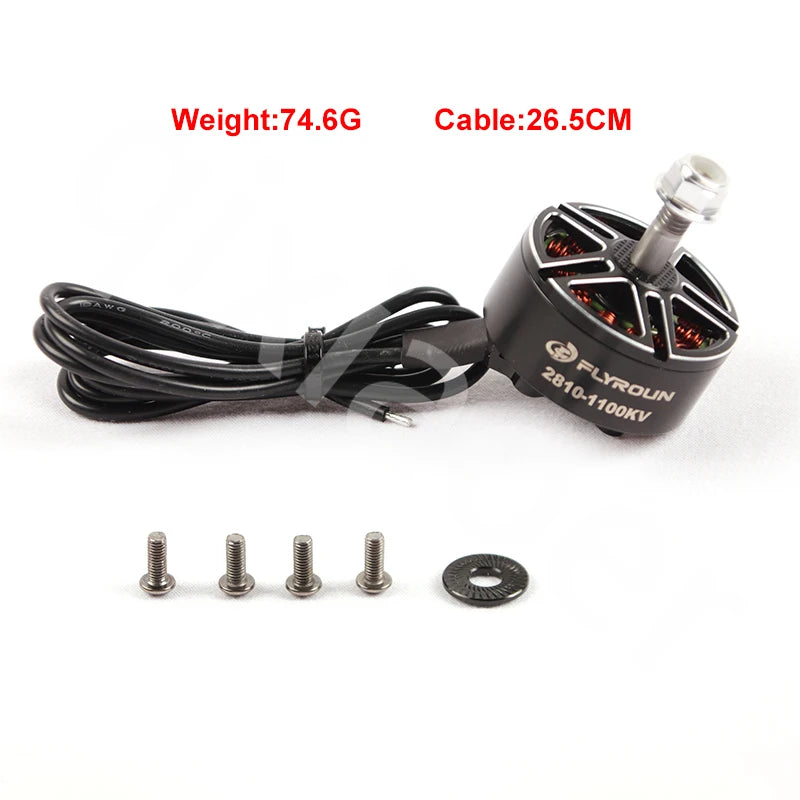 4pcs qixiaoer X2810 2810 900KV / 1100KV / 1500KV 4-6S Brushless Motors for FPV Racing Drone and MultiRotor