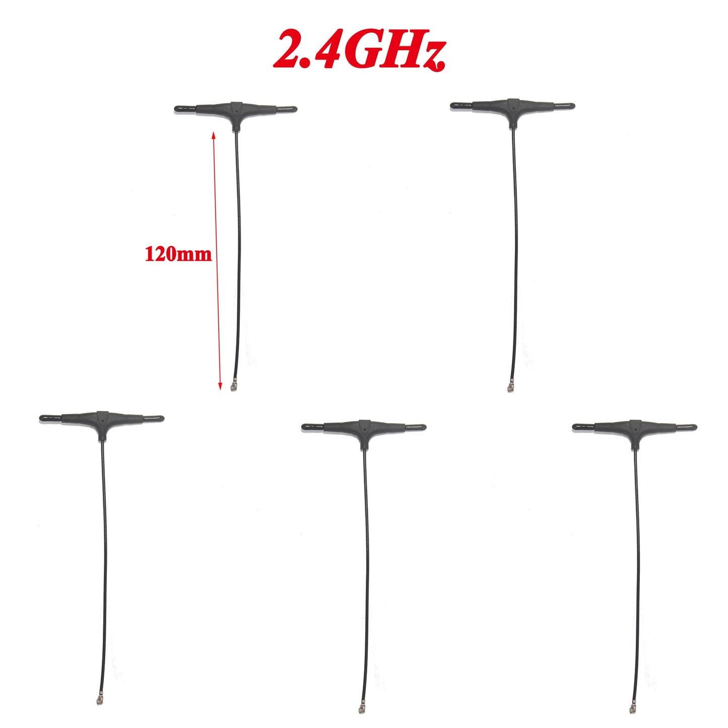 1/5/10/20PCS 78/120/220mm 915MHz 2.4GHz T-type Antenna IPEX 1 for FPV Drone TBS CROSSFIRE FRSKY R9mm R9MX ELRS Nano EP1 Receiver