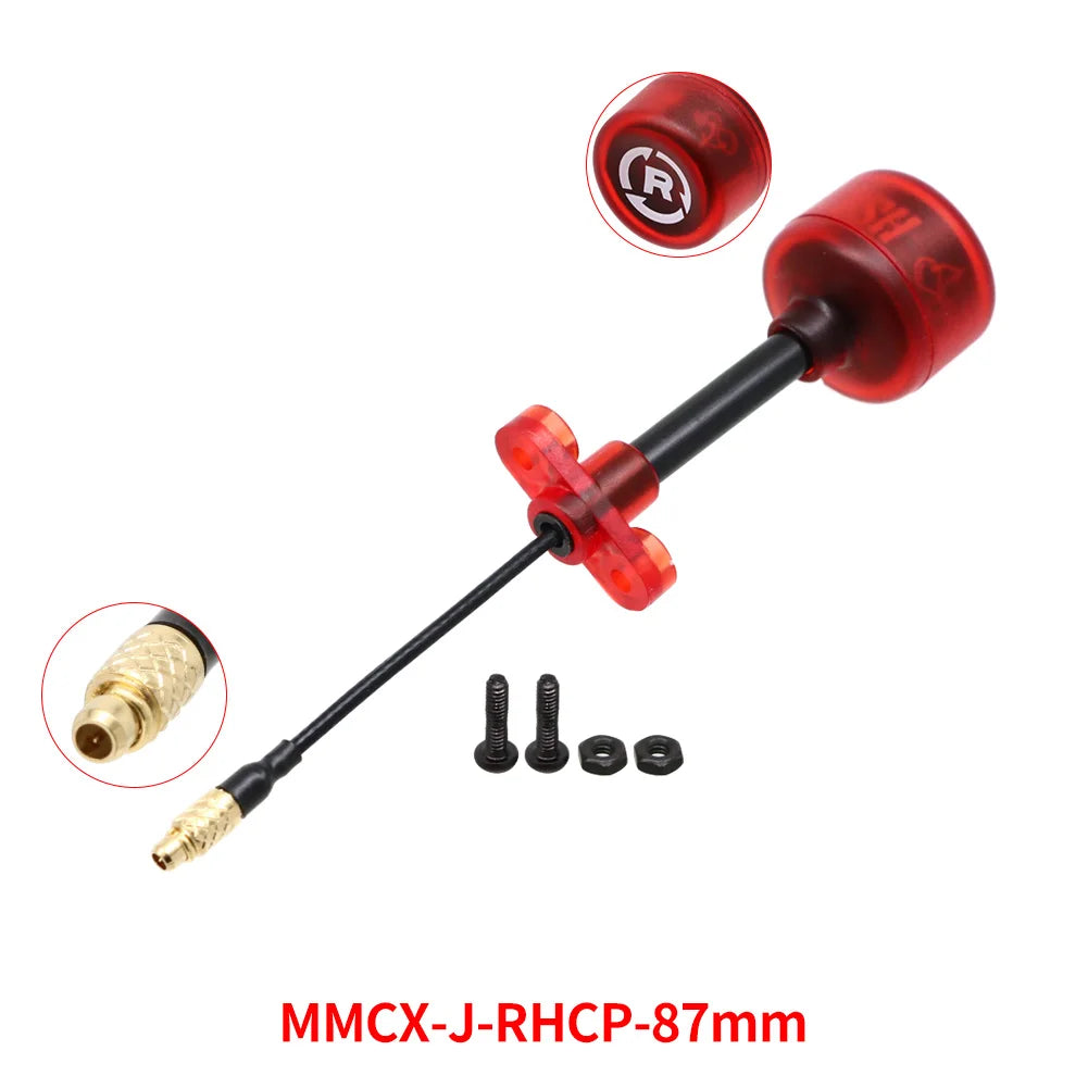 Rush Cherry FPV 5.8G Antenna LHCP RHCP SMA long range Racing Antenna Connector Adapter For FPV Quadcopter Racing Drone