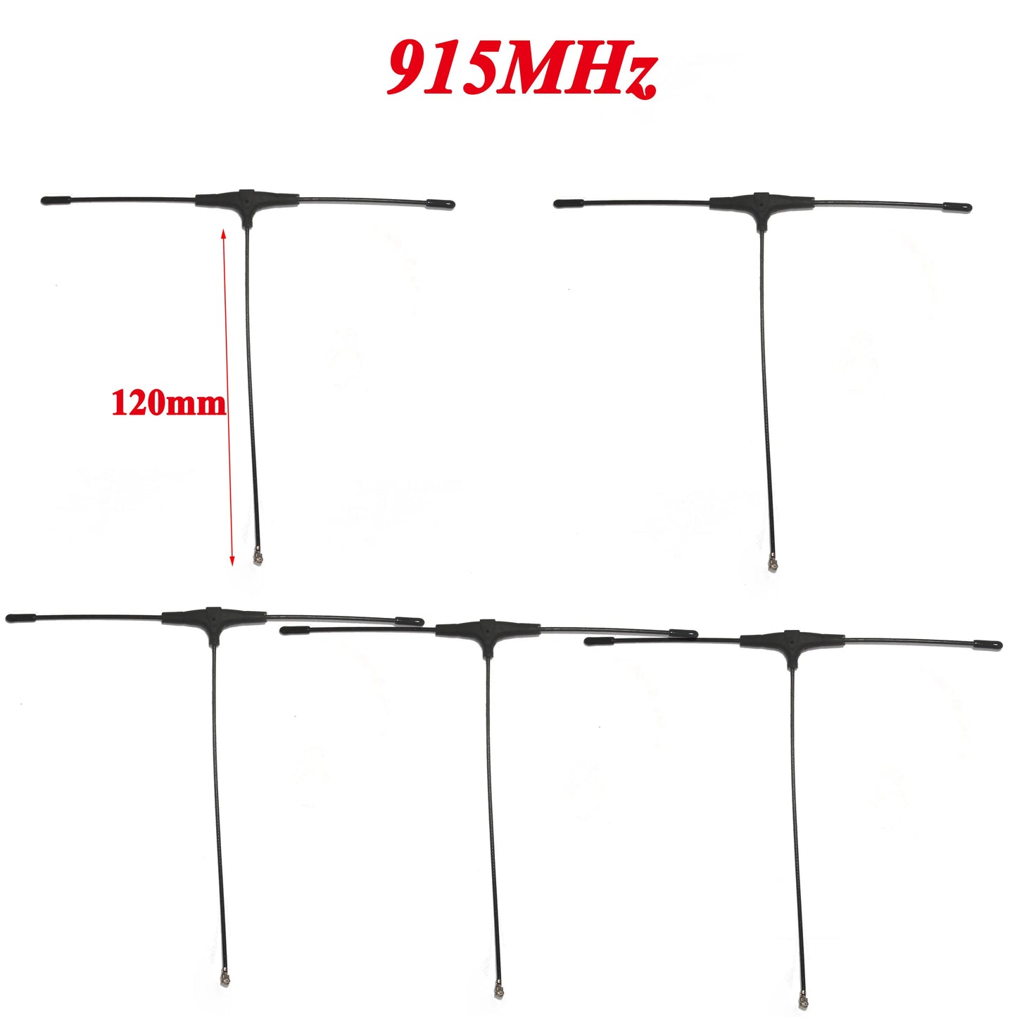 1/5/10/20PCS 78/120/220mm 915MHz 2.4GHz T-type Antenna IPEX 1 for FPV Drone TBS CROSSFIRE FRSKY R9mm R9MX ELRS Nano EP1 Receiver