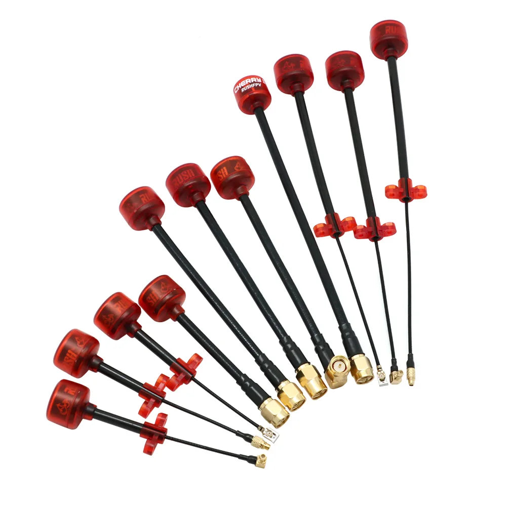 Rush Cherry FPV 5.8G Antenna LHCP RHCP SMA long range Racing Antenna Connector Adapter For FPV Quadcopter Racing Drone
