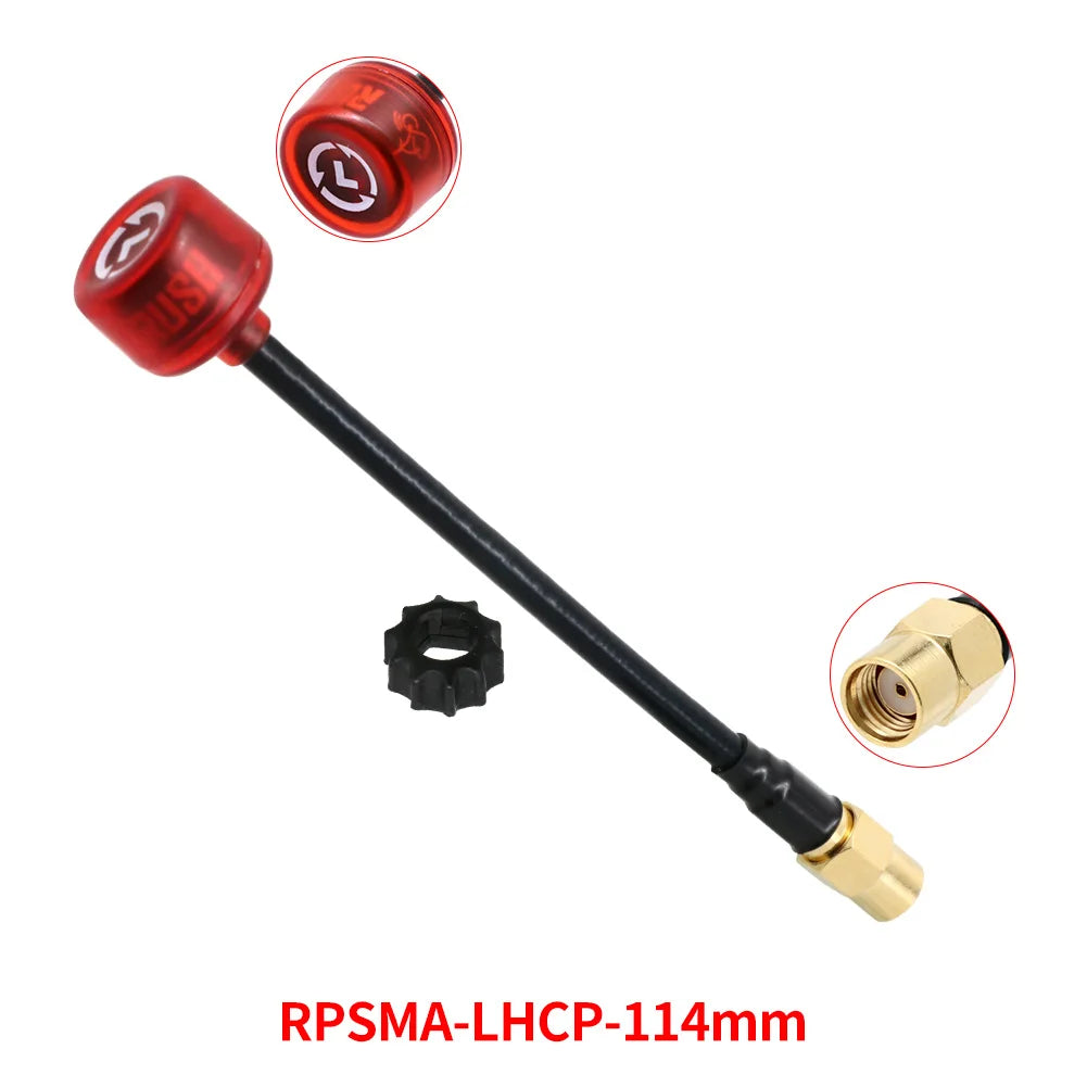 Rush Cherry FPV 5.8G Antenna LHCP RHCP SMA long range Racing Antenna Connector Adapter For FPV Quadcopter Racing Drone