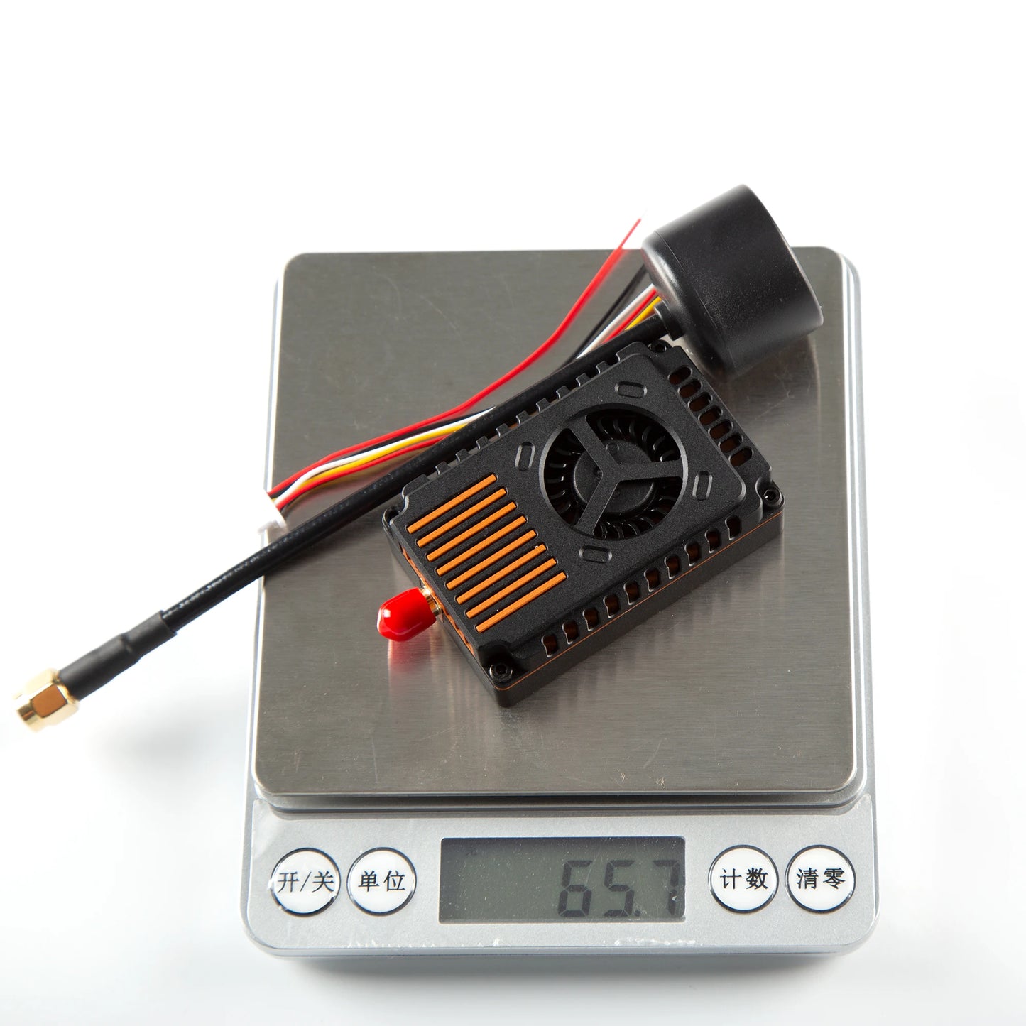 3.3Ghz 10W High Power VTX 16CH Video Transmitter with CNC Shell Supports IRC Tramp Protocol 3.3GHz VRX for FPV Long Range Drones
