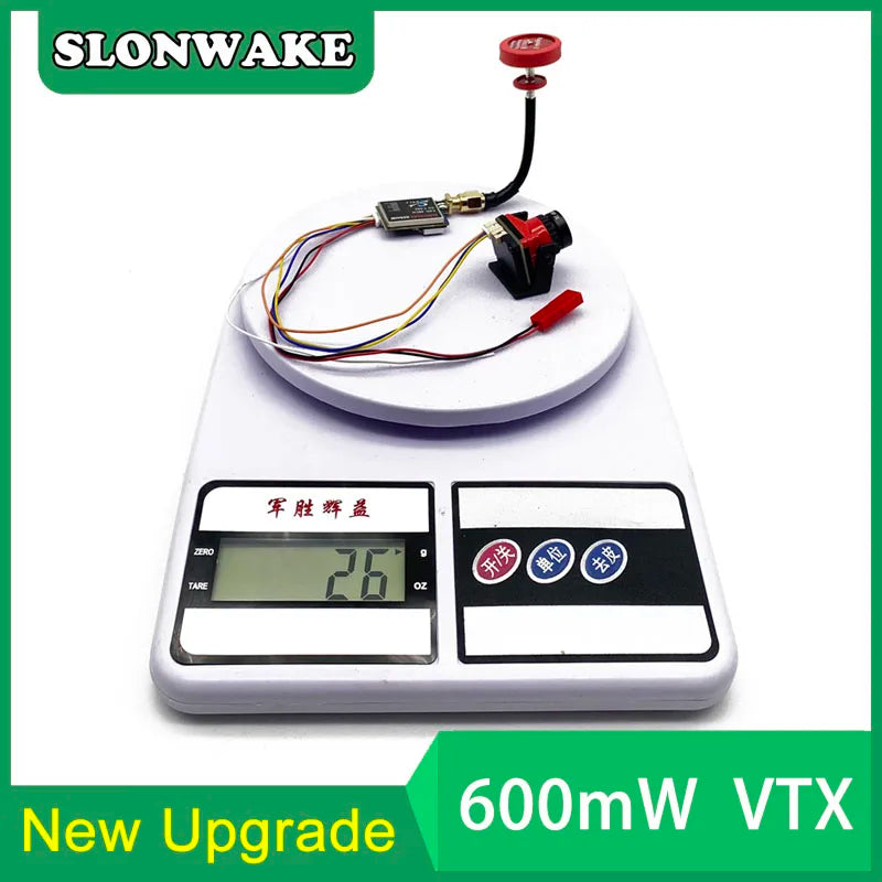 5.8G 48CH 600mW adjustable VTX-CAM FPV Transmitter Raceband 1200TVL Mini FPV Micro Camera for RC Multicopter fpv Drone