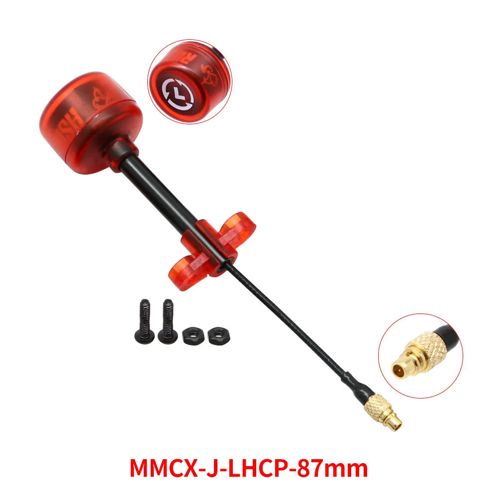 Rush Cherry FPV 5.8G Antenna LHCP RHCP SMA long range Racing Antenna Connector Adapter For FPV Quadcopter Racing Drone