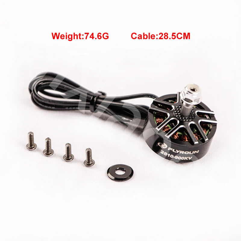 4pcs qixiaoer X2810 2810 900KV / 1100KV / 1500KV 4-6S Brushless Motors for FPV Racing Drone and MultiRotor
