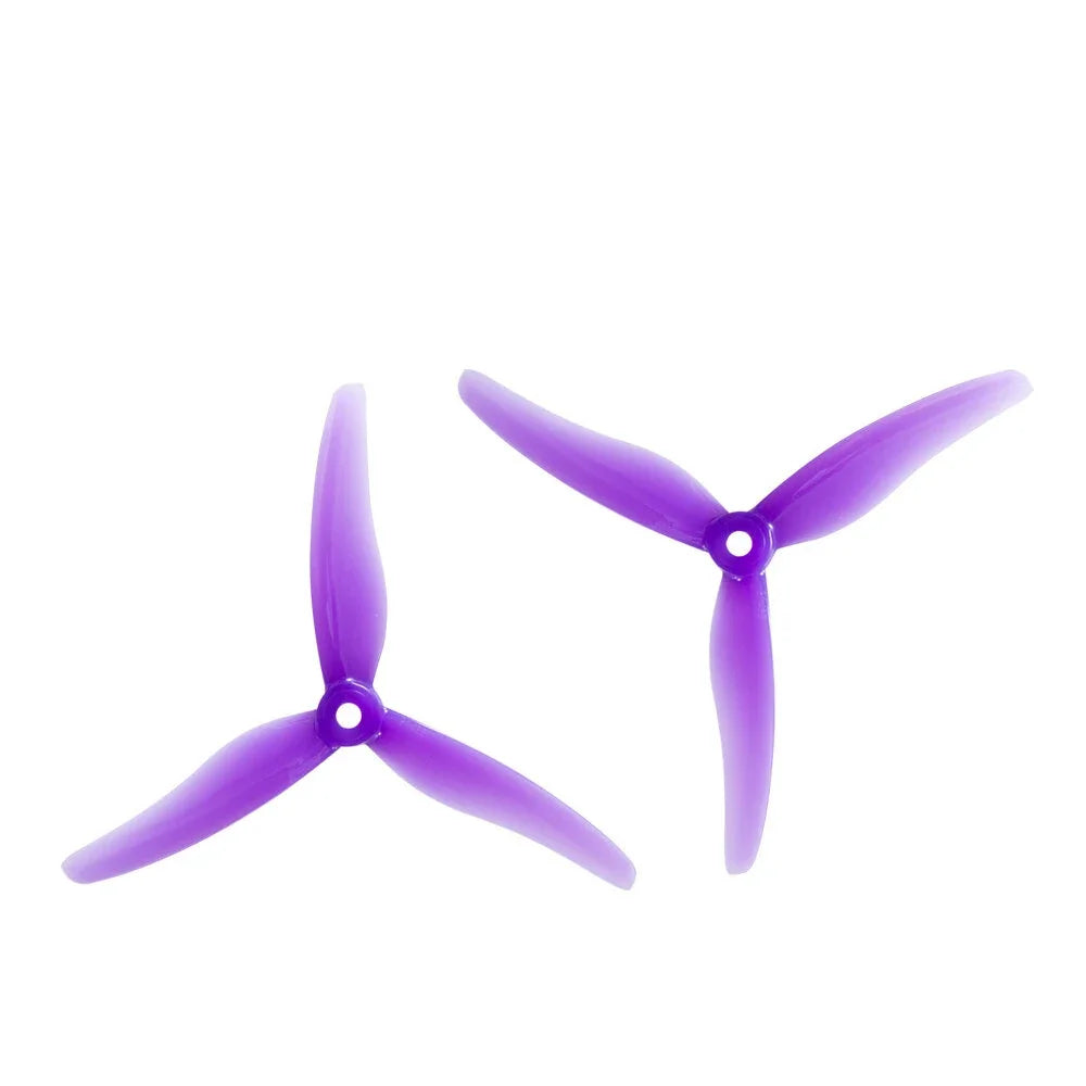 2 Pairs Gemfan Hurricane 51433 5.1x4.3 5143 5.1 Inch 3-Blade Freestyle Propeller M5 Hole for RC Drone FPV Racing