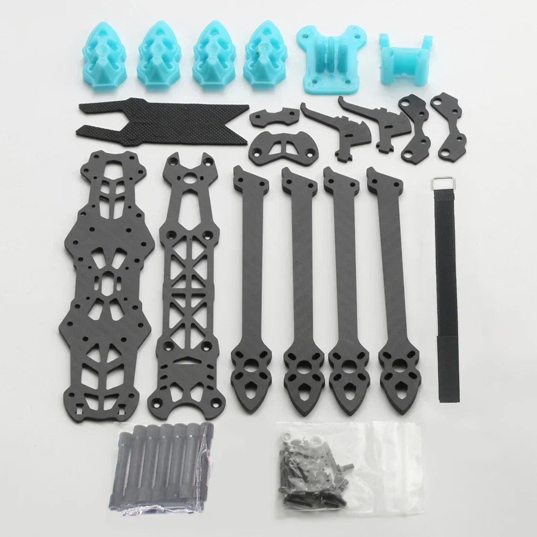 Mark4 7inch 295mm Carbon Fiber 5mm Arm Frame for RC Racing FPV Drone Quadcopter Four-axle Aerial Model Plane Rack Freestyle