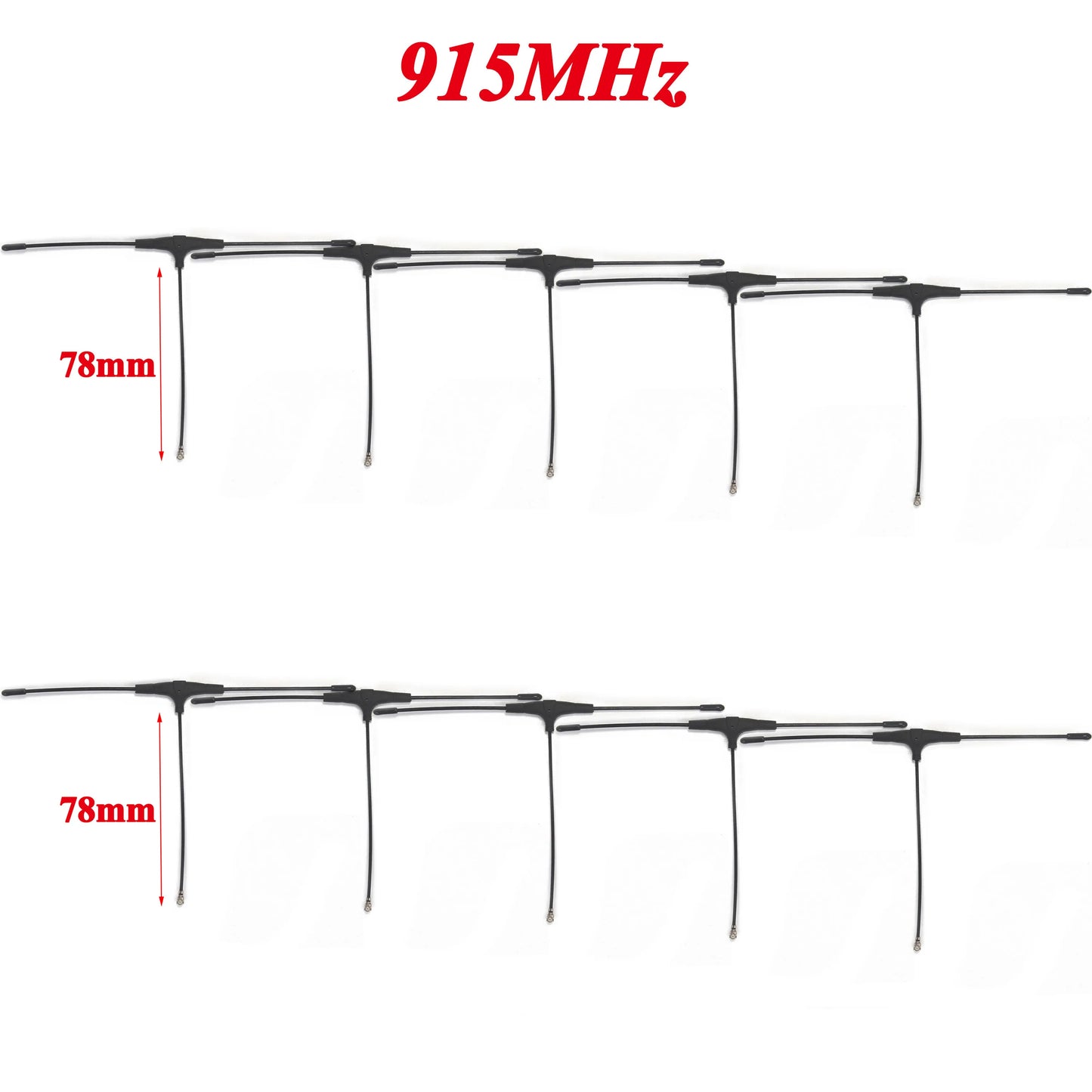 1/5/10/20PCS 78/120/220mm 915MHz 2.4GHz T-type Antenna IPEX 1 for FPV Drone TBS CROSSFIRE FRSKY R9mm R9MX ELRS Nano EP1 Receiver