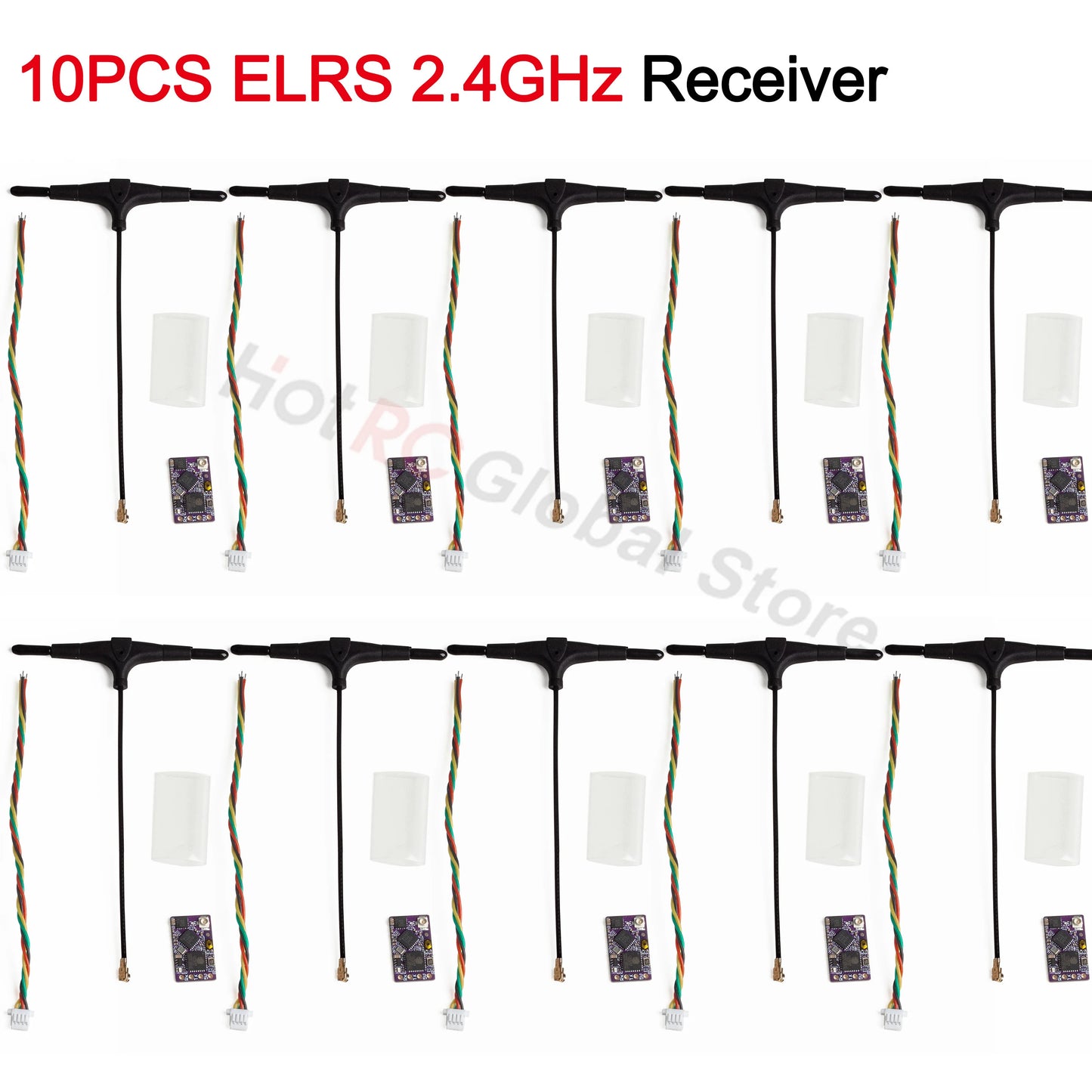1/2/5/10PCS ELRS 2.4GHz RX Long Range ExpressLRS Mini Receiver for FPV Long-distance Drone Quadcopter Mark4 Freestyle DIY Parts
