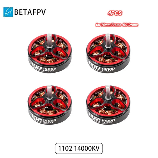 4PCS BETAFPV 1102 14000KV Brushless Motors