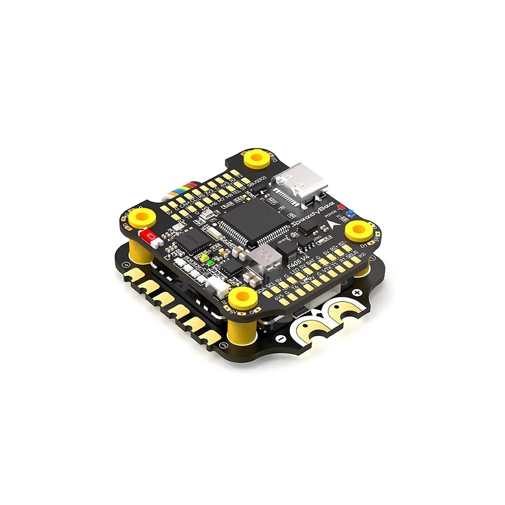 SpeedyBee F405 V4 F4 Flight Controller with 5V 9V BEC Output 55A BL_S 3-6S 4in1 ESC Stack Support DJI O3/O4 for RC Drone FPV