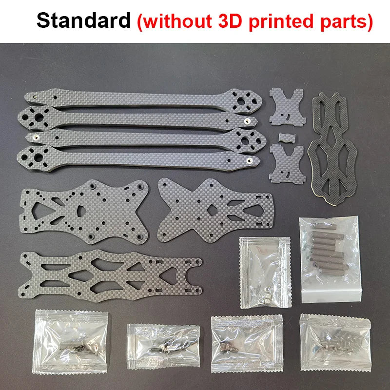 RC Frame Kit 8 Inch 362mm 9 Inch 390mm Carbon Fiber Quadcopter 5mm Arm For APEX FPV Freestyle RC FPV Racing Drone Aircraft Model