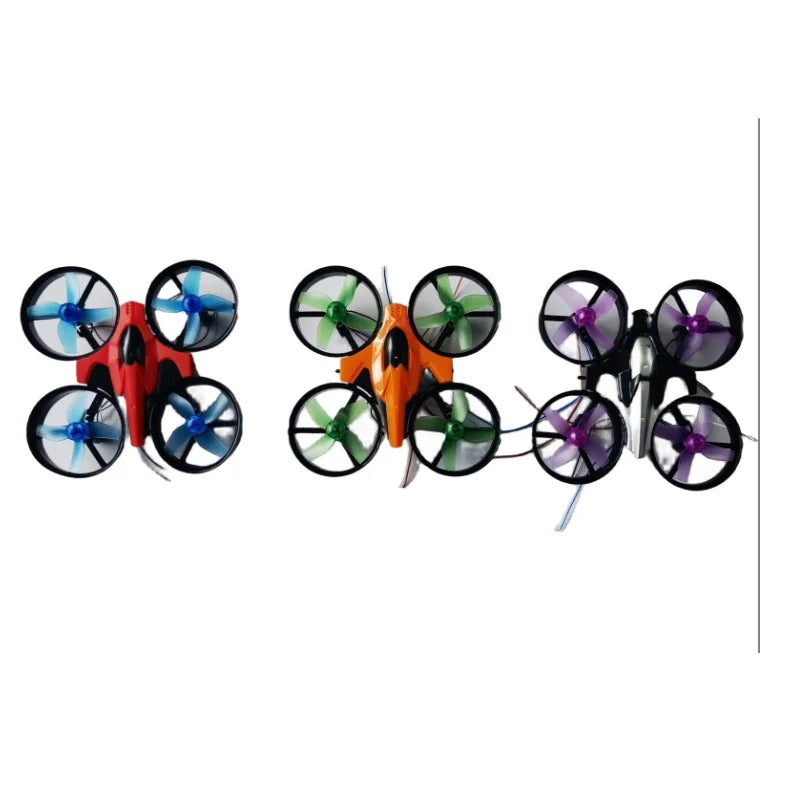 DIY Mini RC Drone Kit-BLH8700/BLH8580/NH-010 Frame 6x15mm Motors CW/CCW Propellers Compatible with Inductrix/Eachine/JJRC H36