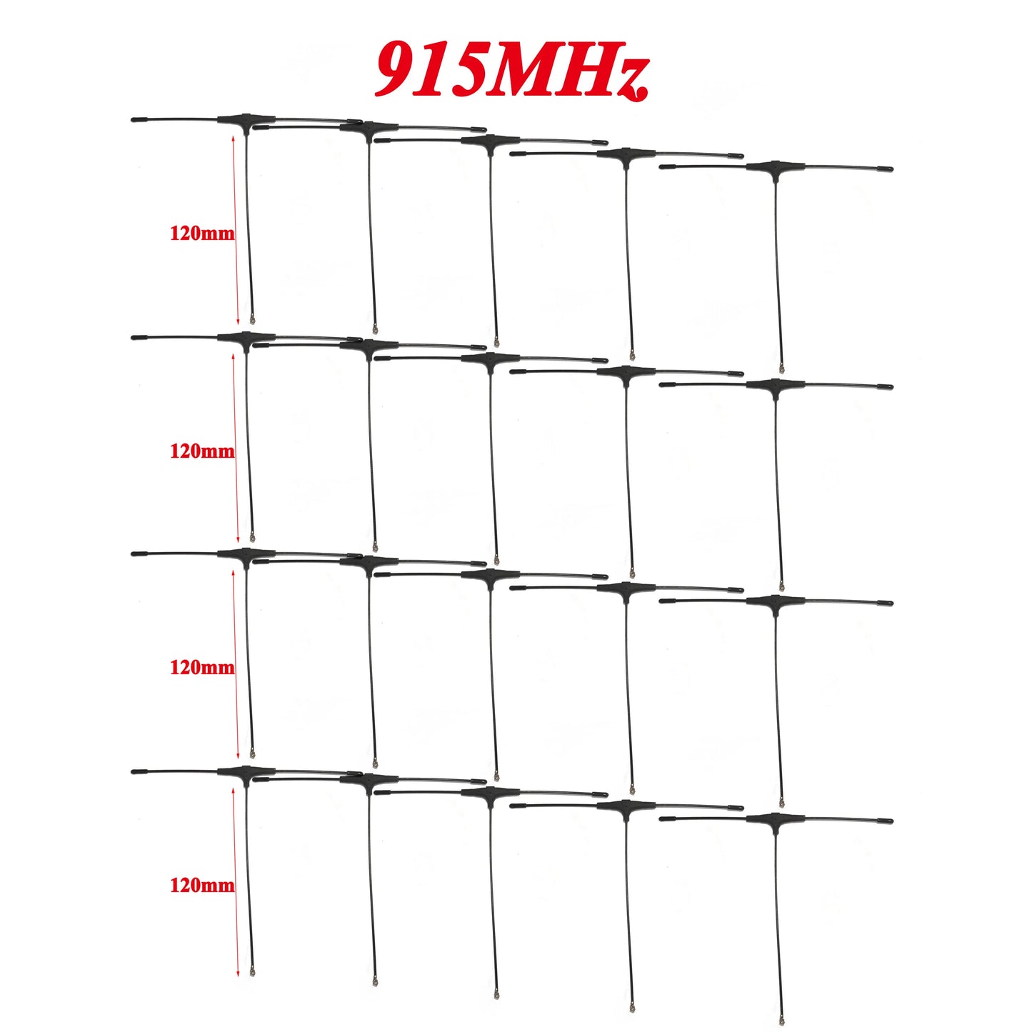 1/5/10/20PCS 78/120/220mm 915MHz 2.4GHz T-type Antenna IPEX 1 for FPV Drone TBS CROSSFIRE FRSKY R9mm R9MX ELRS Nano EP1 Receiver