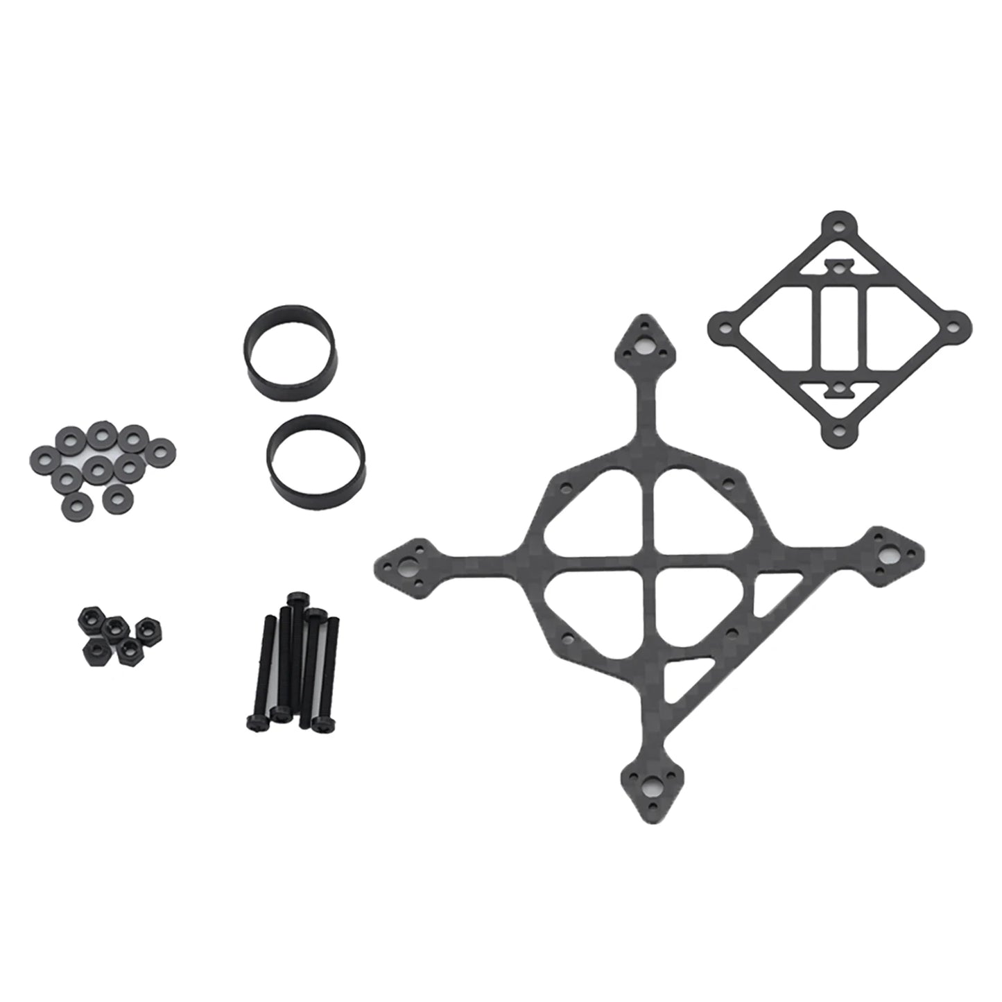 65mm 75mm 85mm 95mm Wheelbase 3K Carbon Fiber Bottom Plate Frame Kit 3-8g Toothpick Whoop Mini RC Drone FPV Racing Quadcopter