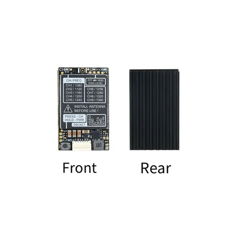 Rushfpv 1.3G/1.2G 8CH 0.8W 1.6W VTX with Audio Video FPV Transmitter Receiver Module for RC FPV Drone DIY Parts