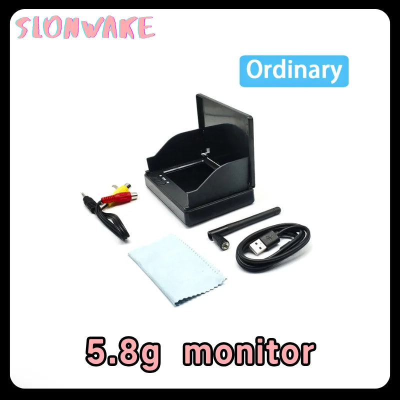 5.8G 48CH 4.3 Inch LCD 480*272px 16:9 NTSC/PAL FPV Monitor Auto Search With OSD Build-in Battery for RC Drone