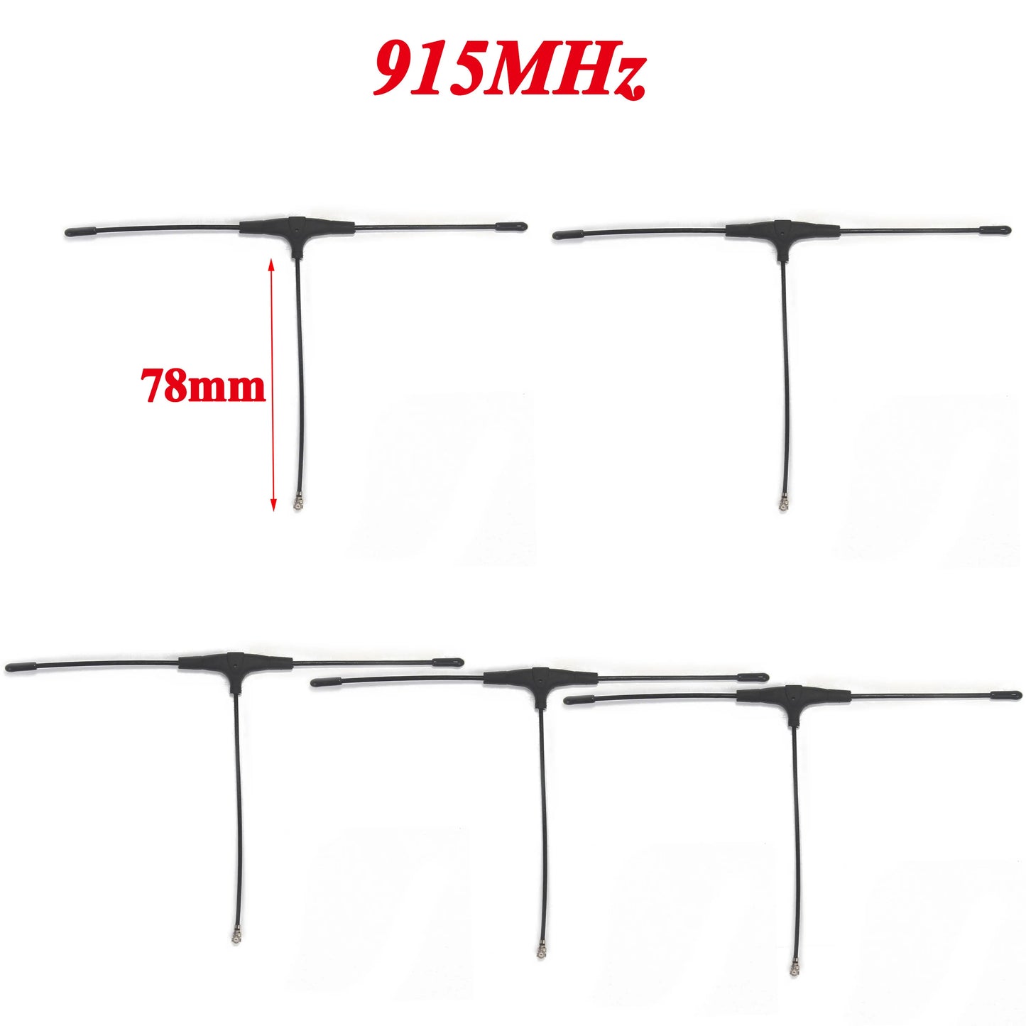 1/5/10/20PCS 78/120/220mm 915MHz 2.4GHz T-type Antenna IPEX 1 for FPV Drone TBS CROSSFIRE FRSKY R9mm R9MX ELRS Nano EP1 Receiver