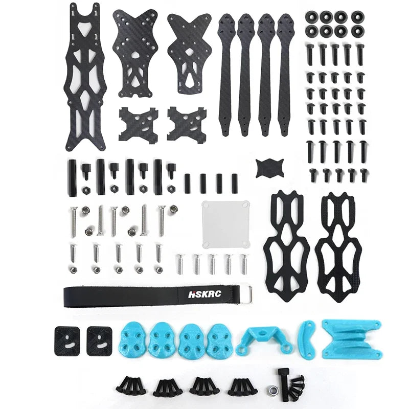 High-Performance Carbon Fiber Drone Frame for VISTA FPV – 5-9 Inch HD Build, 30x30/20x20 Motor Mount Options