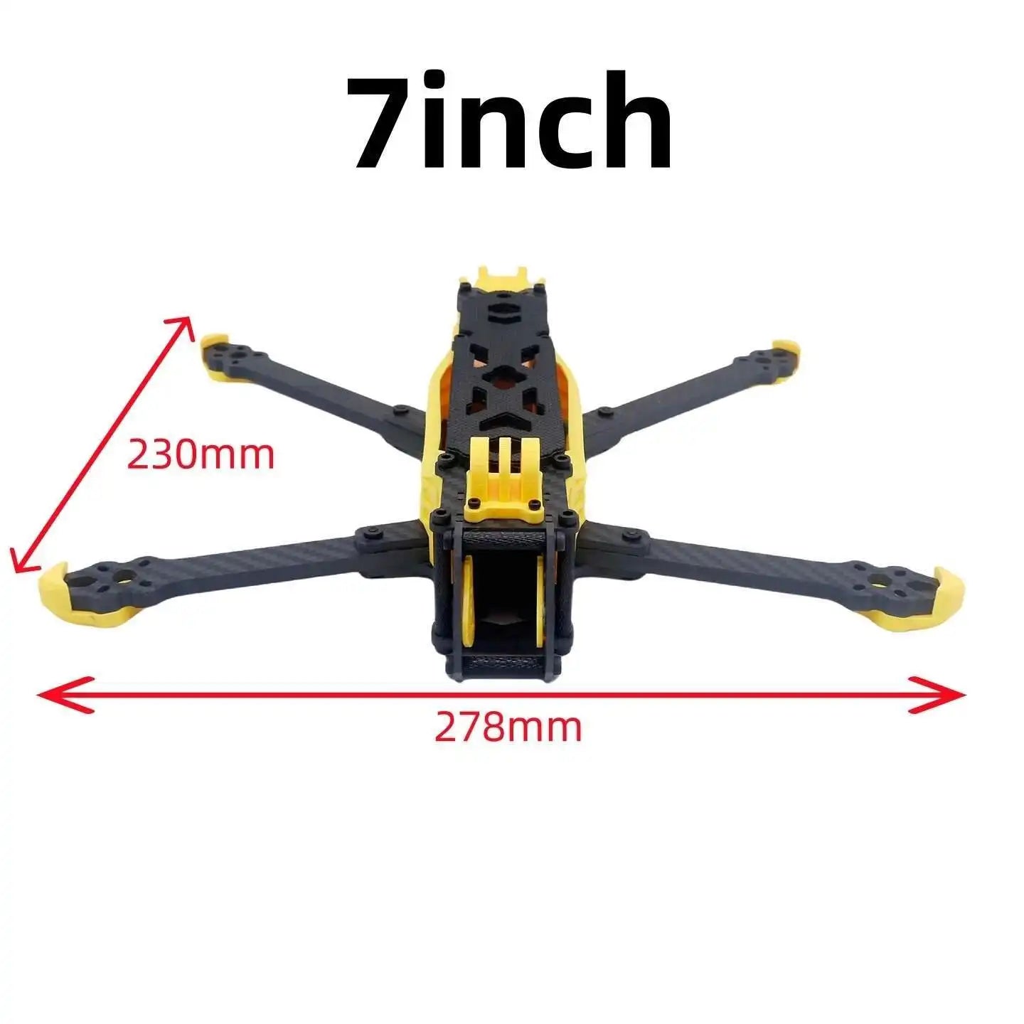 Erdog 7inch 8-9-10 inch O4 Frame FPV Freestyle RC Racing Drone with Print Parts O4 PRO Air Unit HD Carbon Fiber Quadcopter