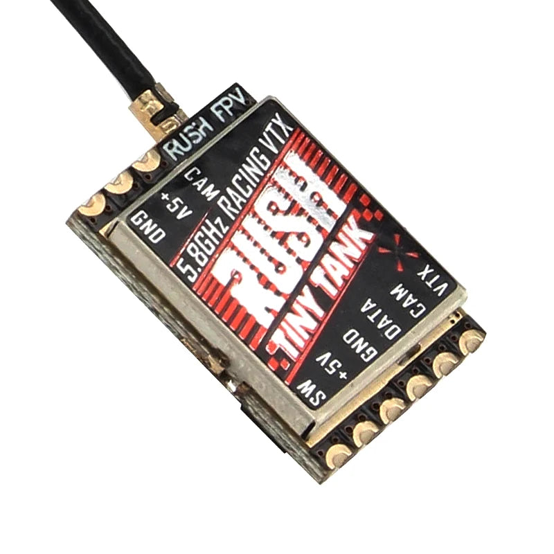 RUSH TINY TANK Nano VTX 48CH 350mW Transmitter 5V Input w/ LED Expansion Board FPV Transmitter for RC FPV Racing Drone
