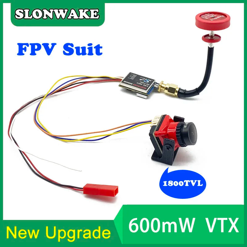 5.8G 48CH 600mW adjustable VTX-CAM FPV Transmitter Raceband 1200TVL Mini FPV Micro Camera for RC Multicopter fpv Drone