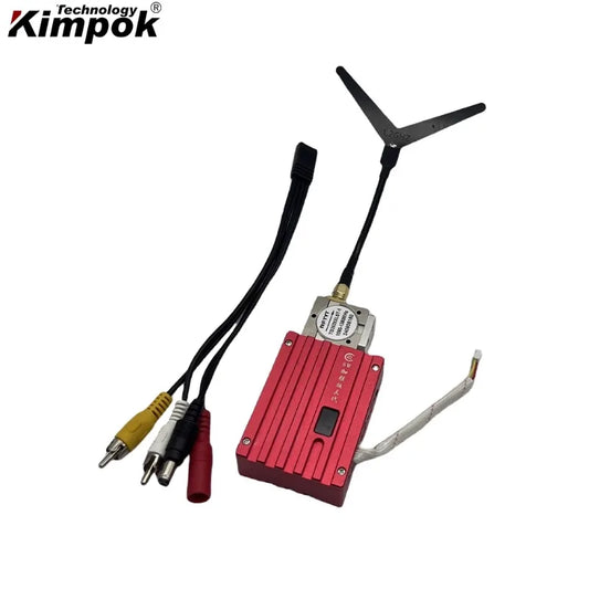 1.2GHz 8W FPV VTX  VRX Enhanced Wireless Video Transmitter with 8 Channels 20~40km Long Range 173g for FPV Racing Drones
