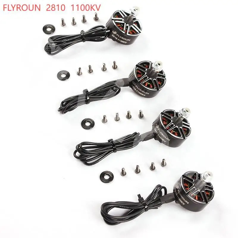 4pcs qixiaoer X2810 2810 900KV / 1100KV / 1500KV 4-6S Brushless Motors for FPV Racing Drone and MultiRotor