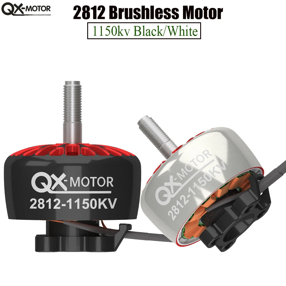 QX-MOTOR Brushless Motor QX2812 900KV 1150KV Black White Motor for RC FPV Aircraft Multirotor Helicopters Drone Fixed-wing Parts
