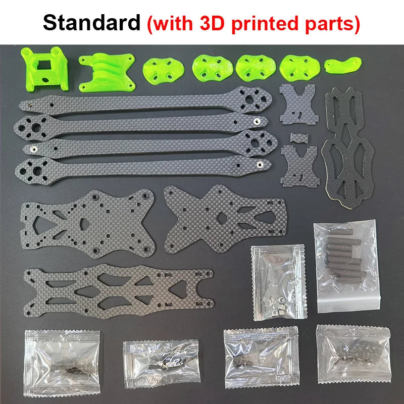 RC Frame Kit 8 Inch 362mm 9 Inch 390mm Carbon Fiber Quadcopter 5mm Arm For APEX FPV Freestyle RC FPV Racing Drone Aircraft Model