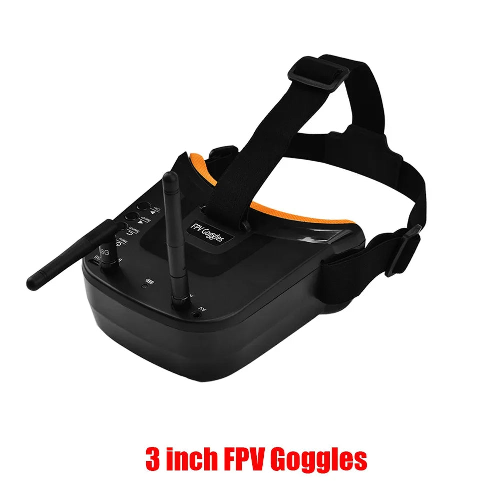 FPV Goggles Monitor Video Glasses Headset HD W/ 5.8G 25mW transmitter