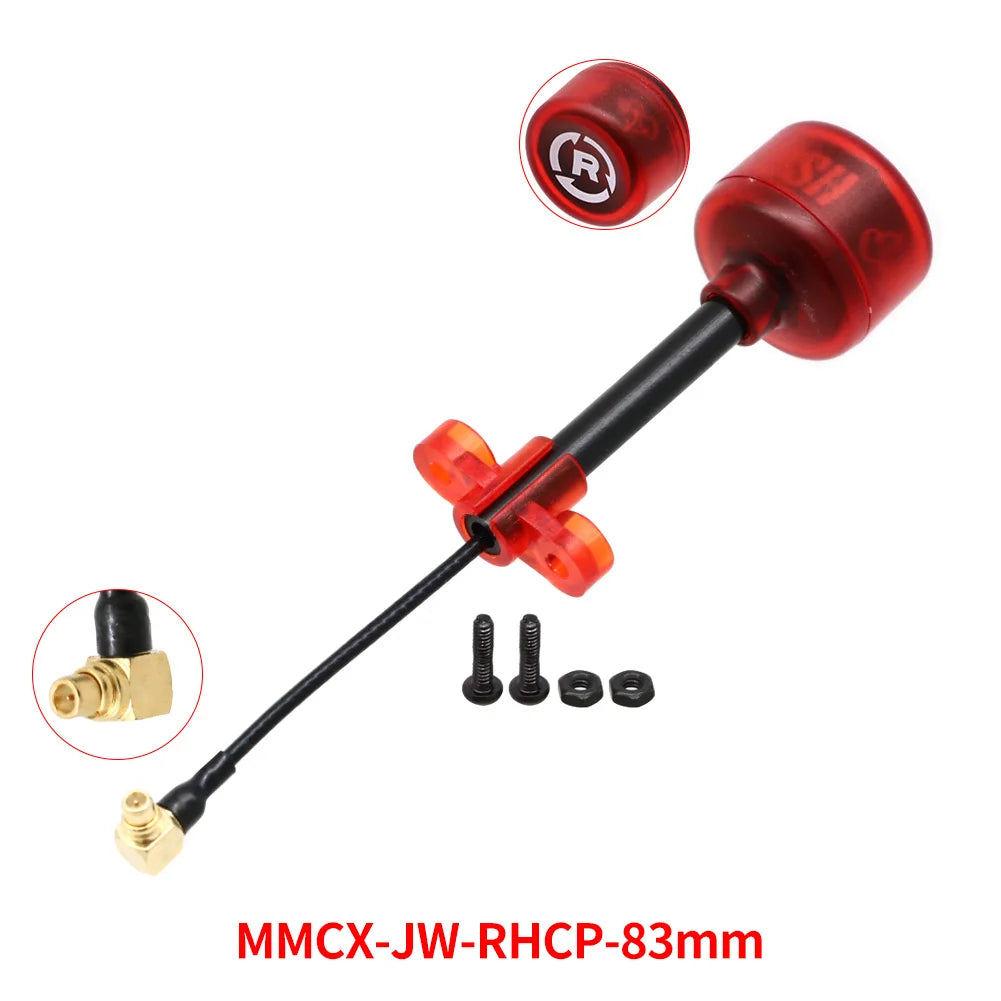 Rush Cherry FPV 5.8G Antenna LHCP RHCP SMA long range Racing Antenna Connector Adapter For FPV Quadcopter Racing Drone