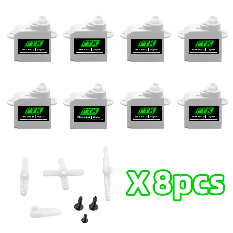 PTK 7350 MG-D 5.5g Digital Servo Metal Gear for EPP F3P F3K F3L F5L Glider indoor plane RC Car Helicopter Robot