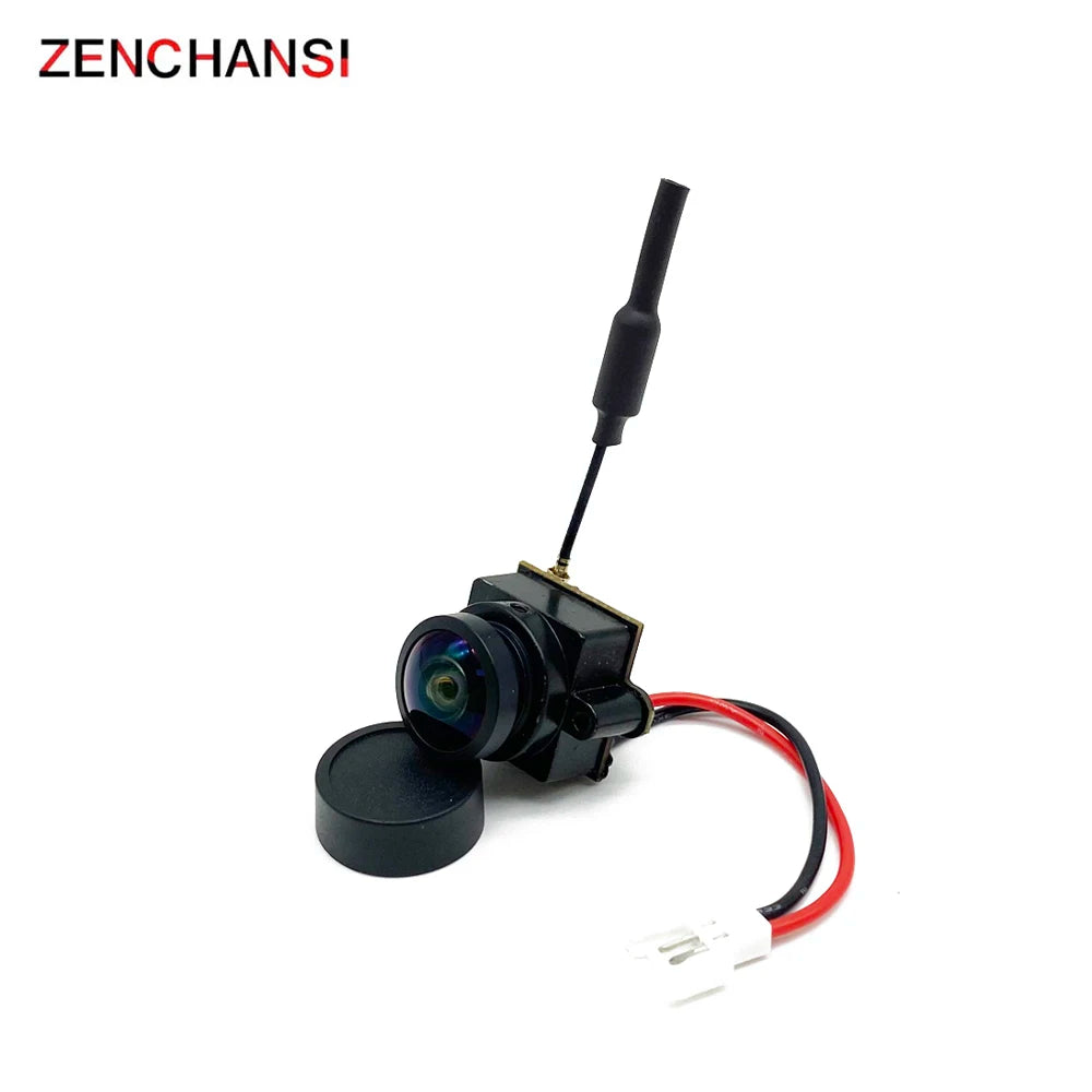 Mini 5.8G FPV 1000TVL Wide Angle 180 VTX Camera 48CH 25MW Transmitter With Base Bracket For RC Model Drone Car Boat DIY